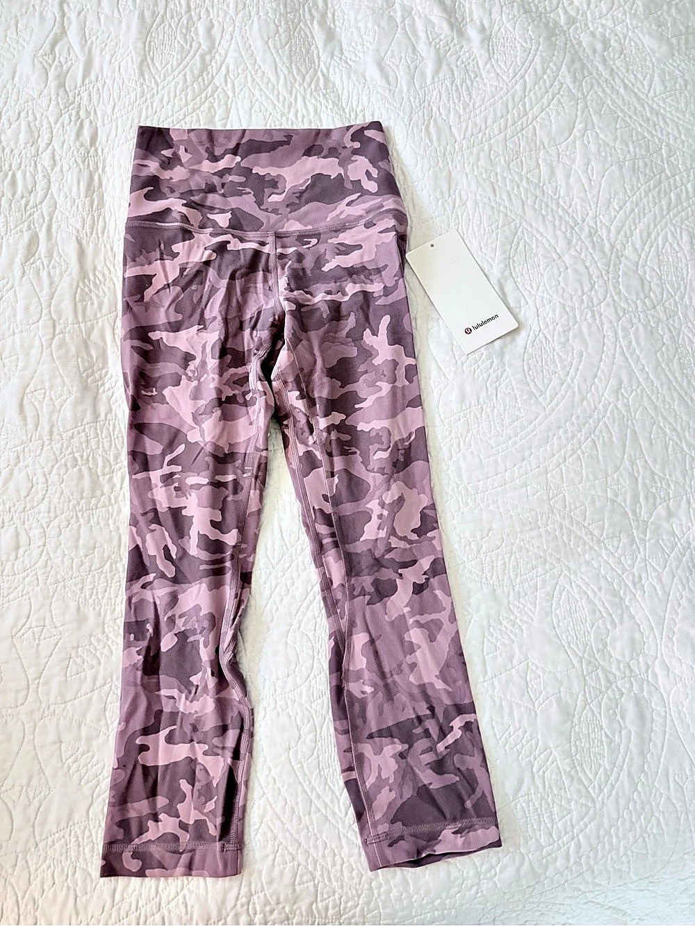 lululemon Align Pant II Camo Leggings in Purple Size 4 NWT